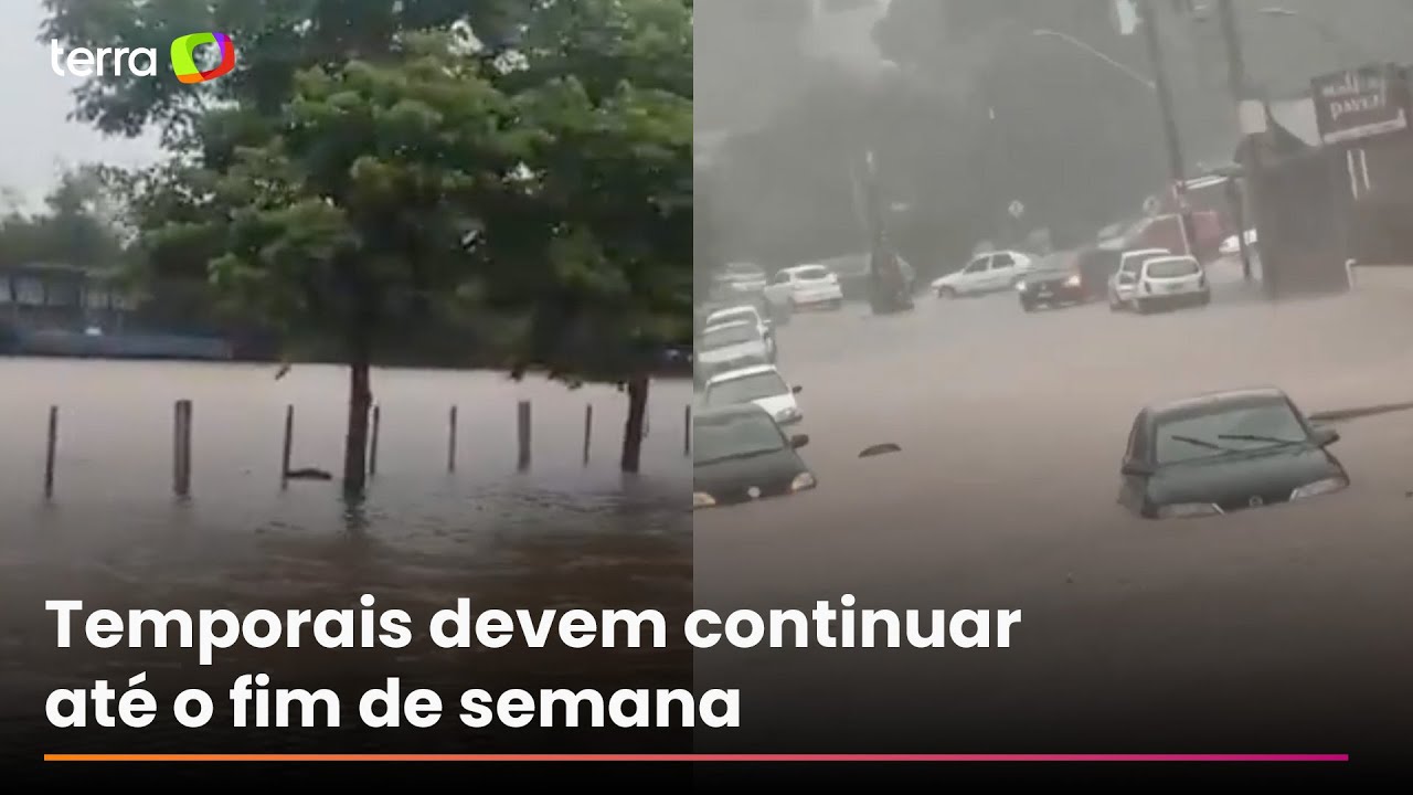 Temporal forte causa estragos e alagamentos no RS
