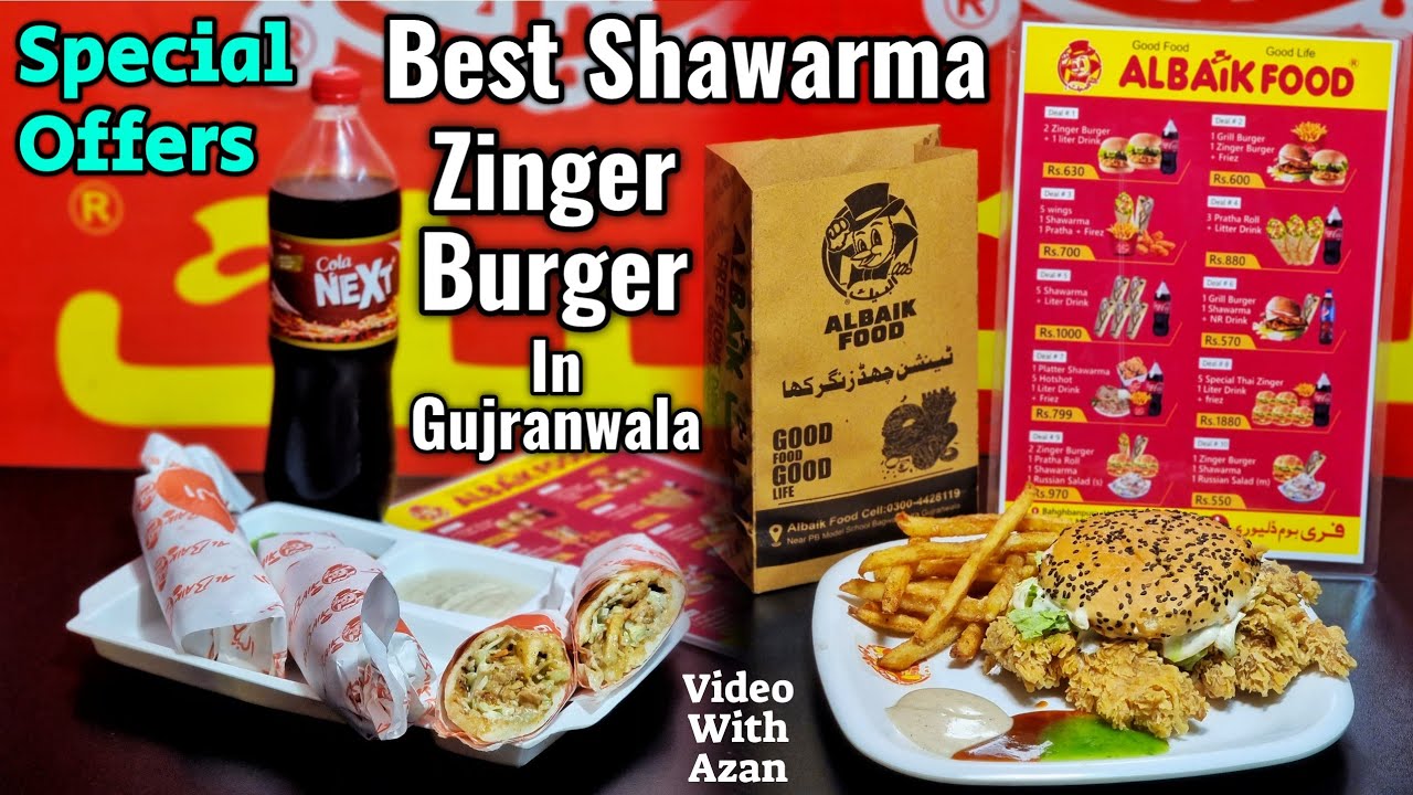 The Best Shawarma Of Gujranwala By Al Baik Food | Special Deals For People Of Gujranwala