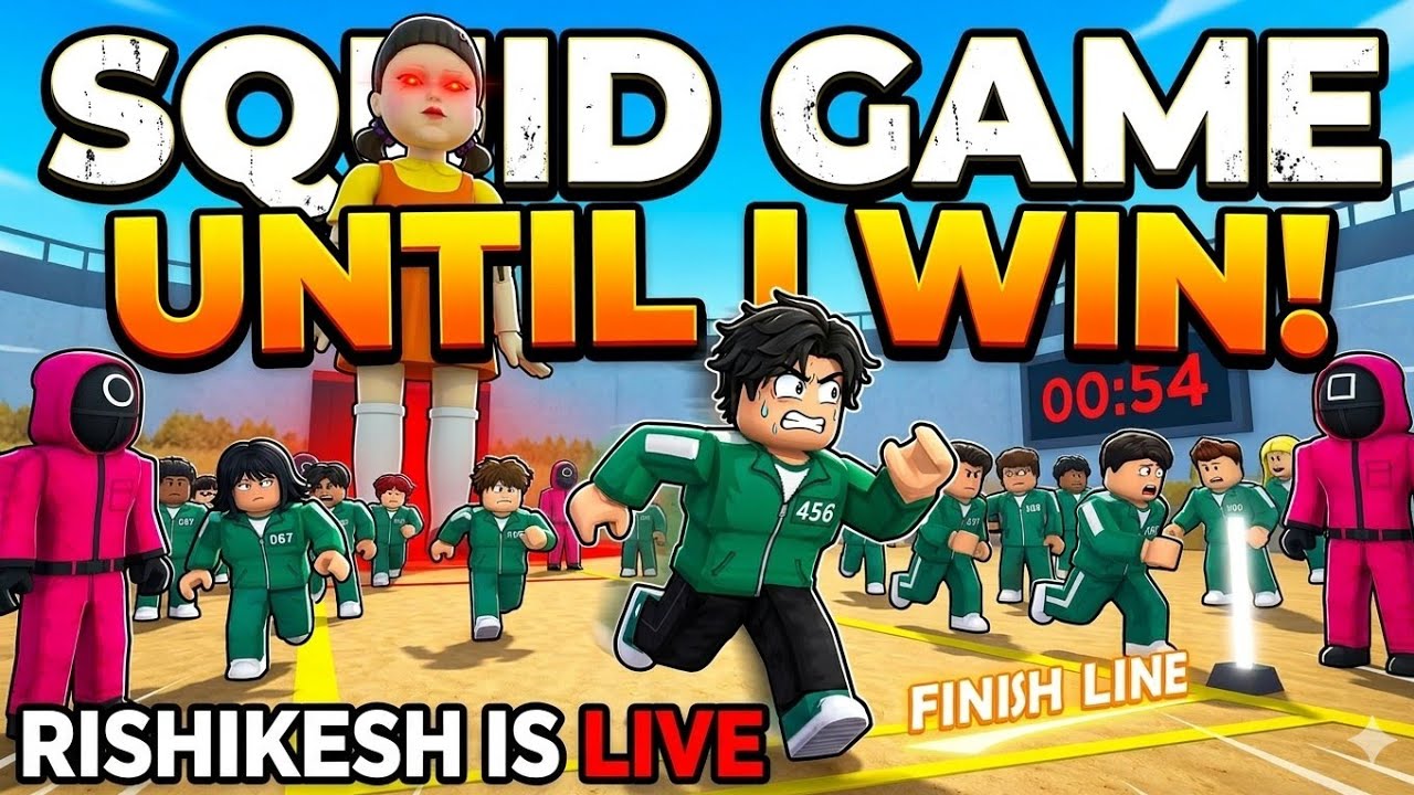 Roblox squid game until I win #roblox #win