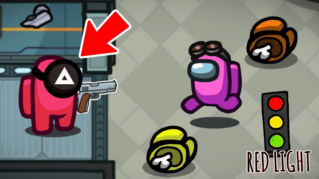 Among Us With A Squid Game Guard Role!