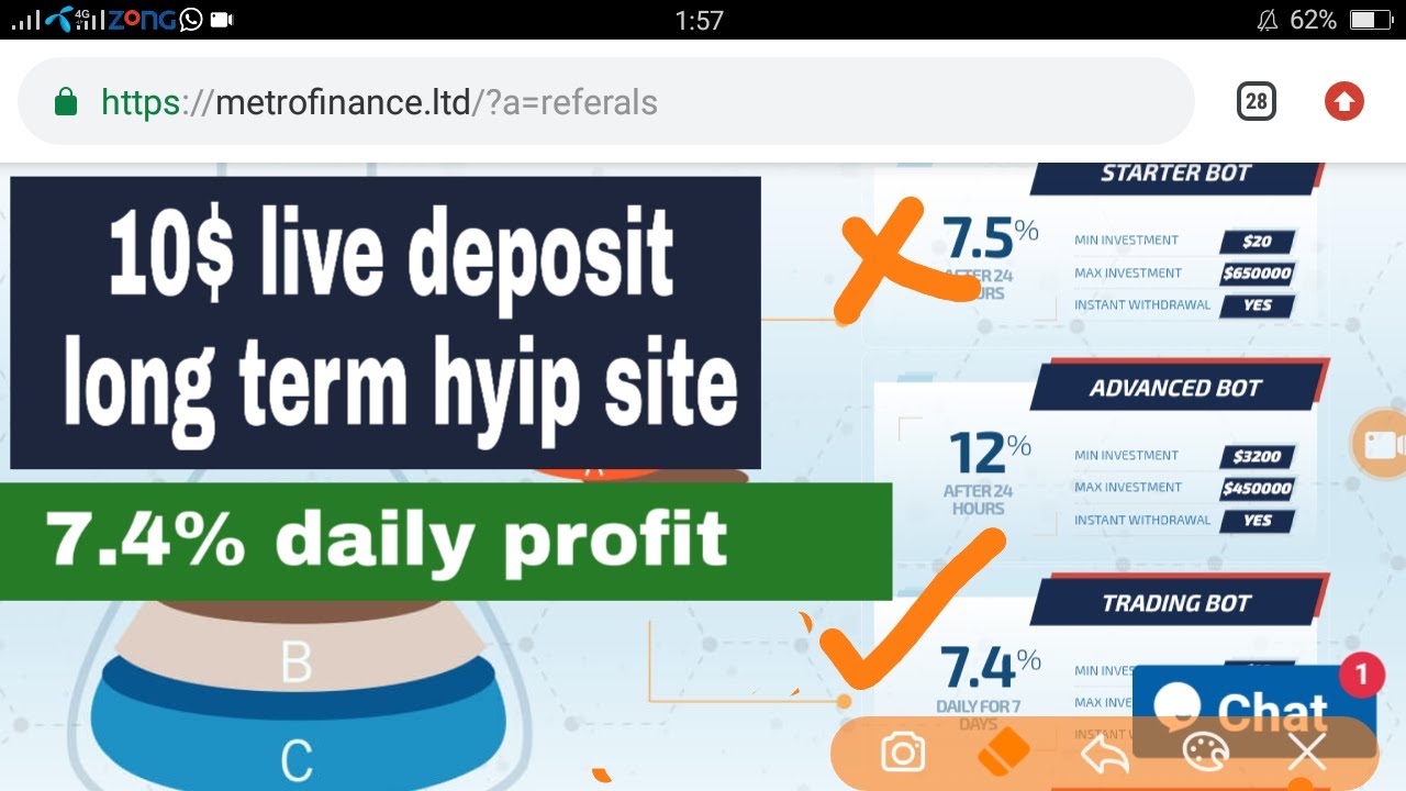 Make 7.4% passive income daily | metrofinance honest review and deposit