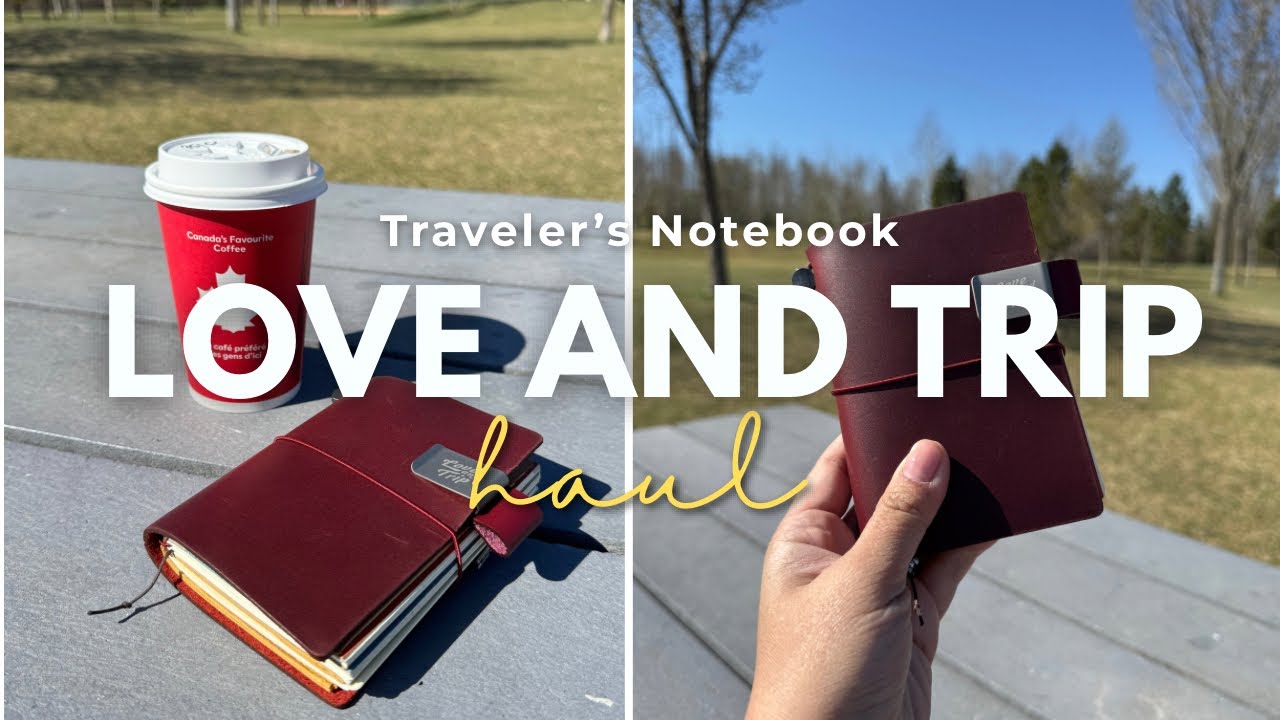 ❤️Traveler’s Notebook Love and Trip haul ❤️