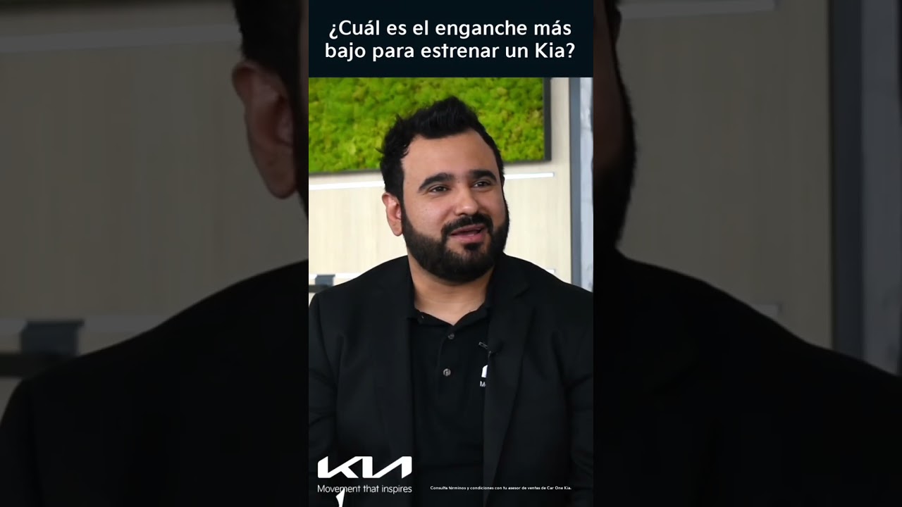 ¿Cuál es el enganche mínimo para estrenar un KIA?  