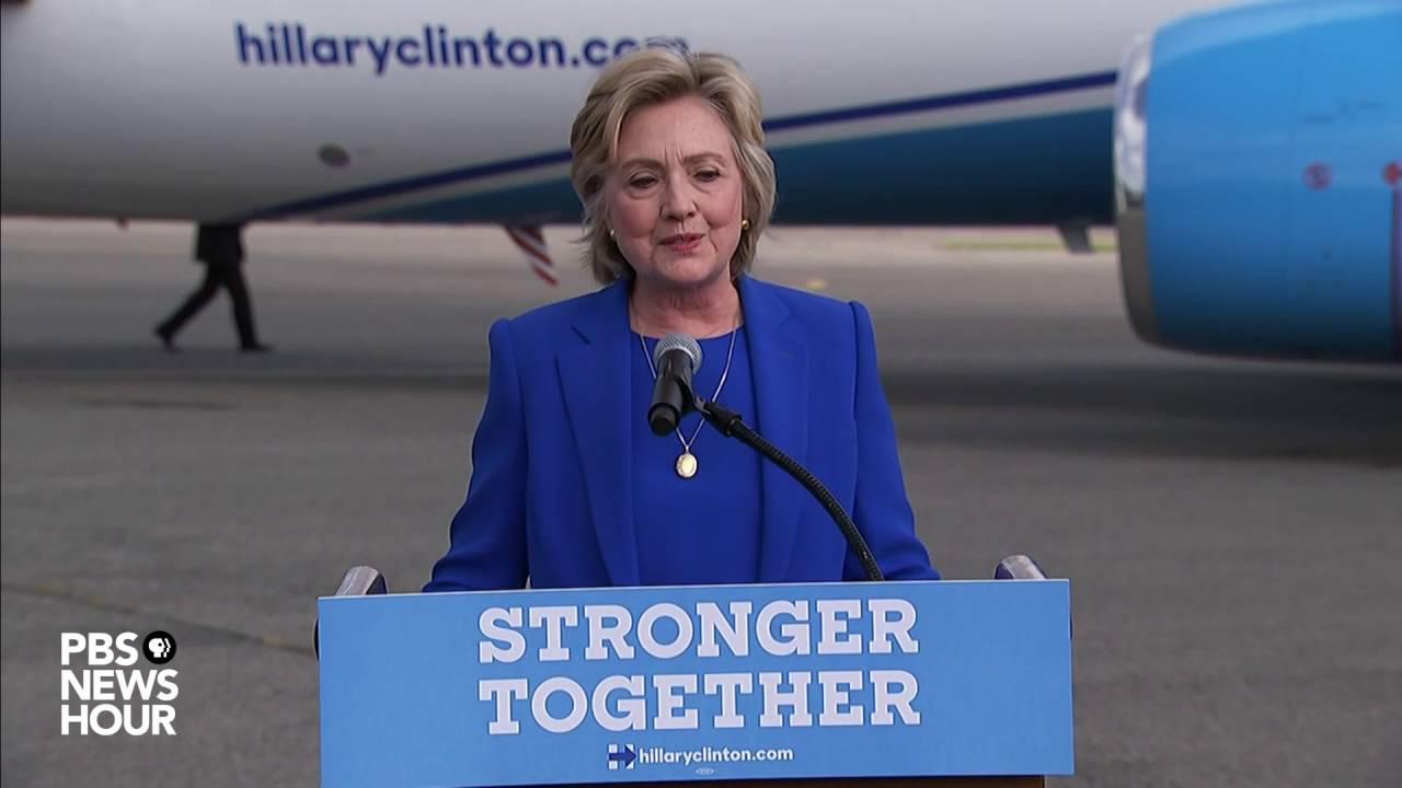 Watch full Hillary Clinton remarks from White Plains airport