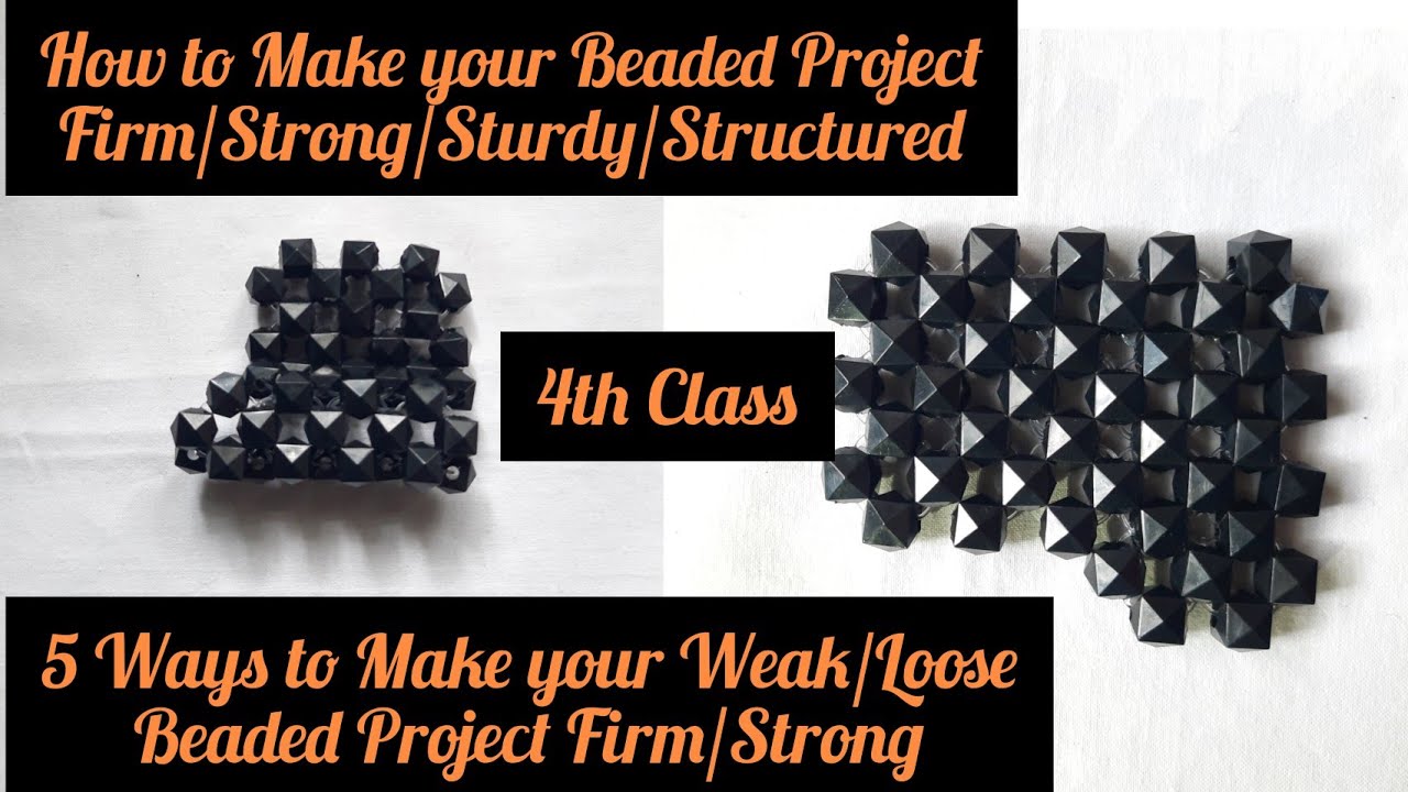 4th Class of THE BEGINNER IN BEADS COURSE 5 WAYS ON HOW TO MAKE A WEAK BEADED BAG STRONG/FIRM/STURDY