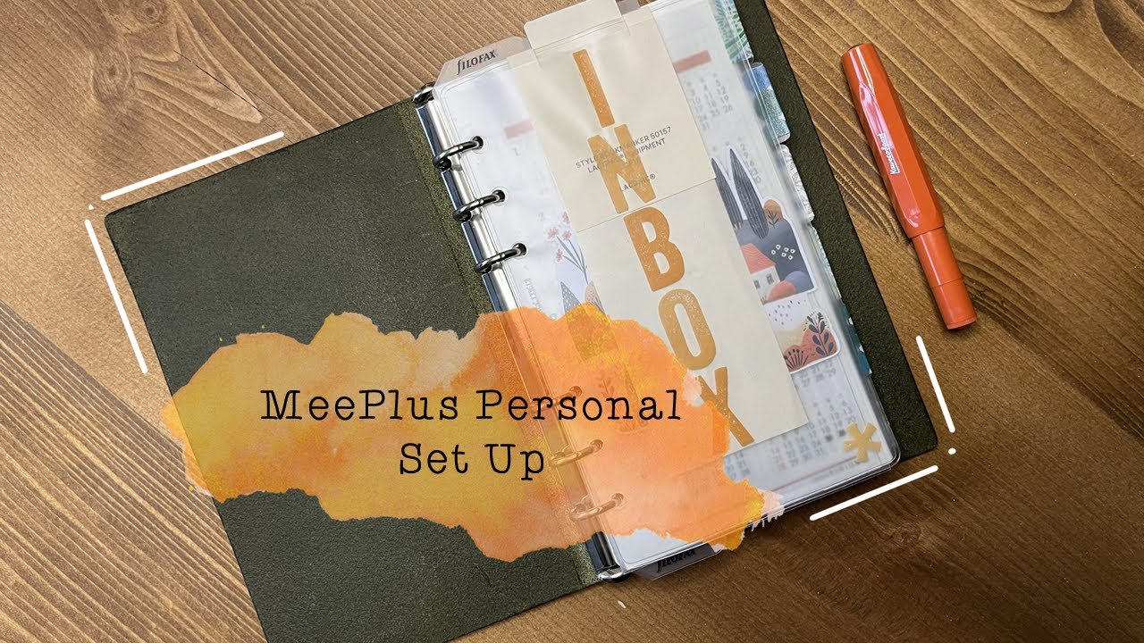 MeePlus Personal Rings Set Up - new planner set up for the second half!