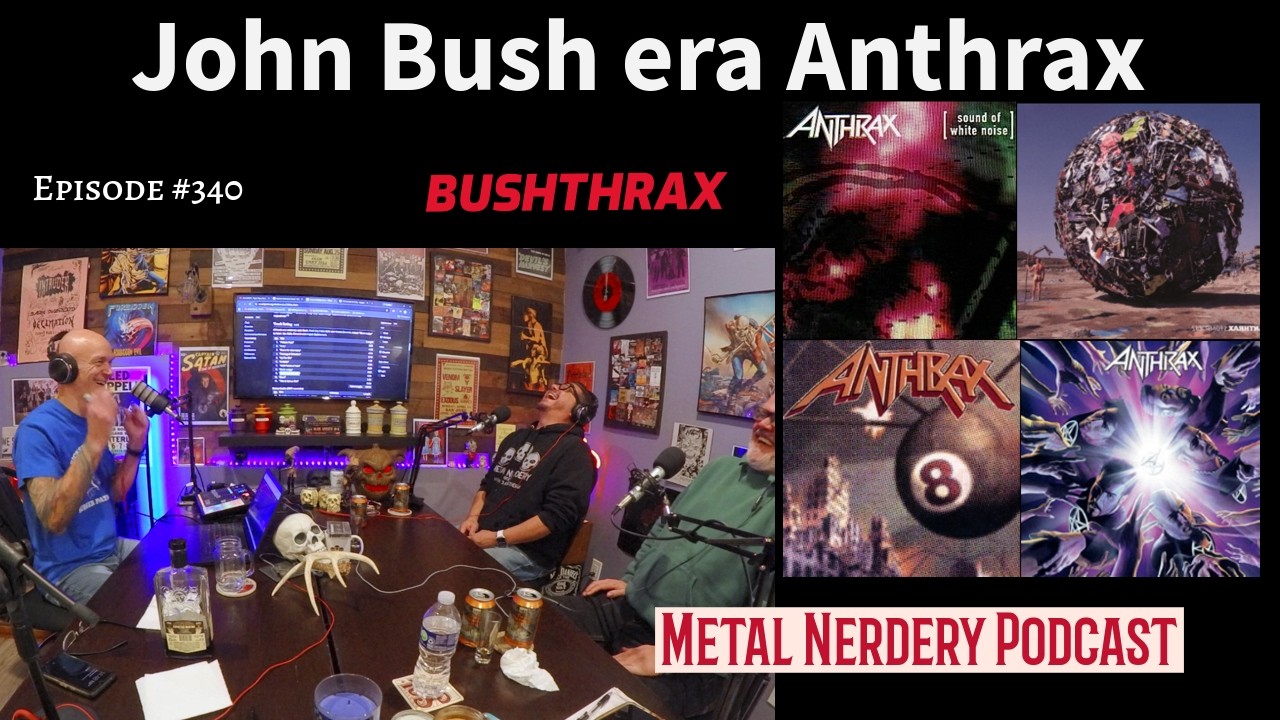 JOIN US for some 90’s era ANTHRAX featuring JOHN BUSH, aka BUSHTHRAX!!!