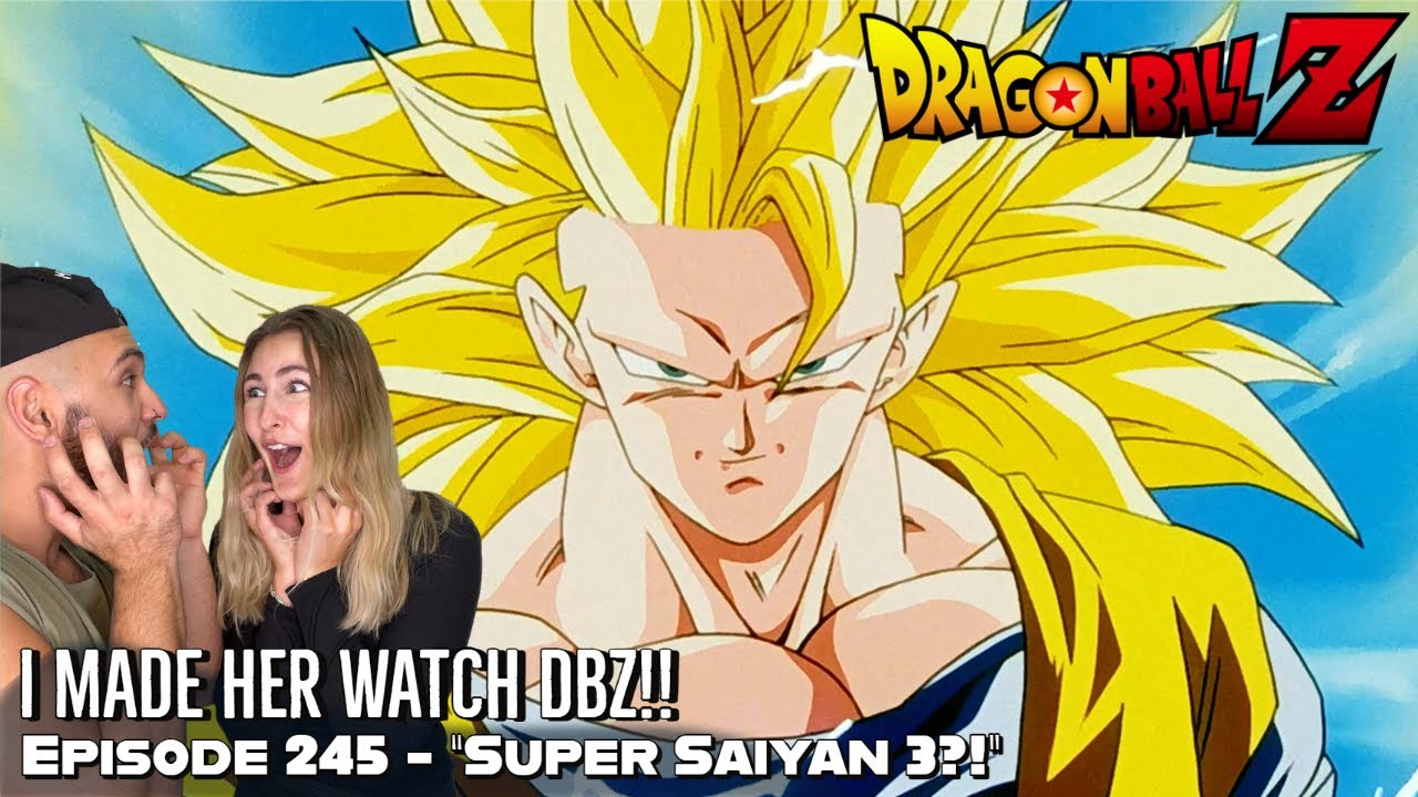 GIRLFRIEND'S EPIC FIRST TIME REACTION TO GOKU BECOMING A SUPER SAIYAN 3! SSJ3 GOKU VS BUU! DBZ Ep245