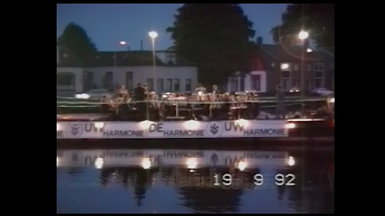 Gondelconcert puntbrug Vroomshoop september 1992