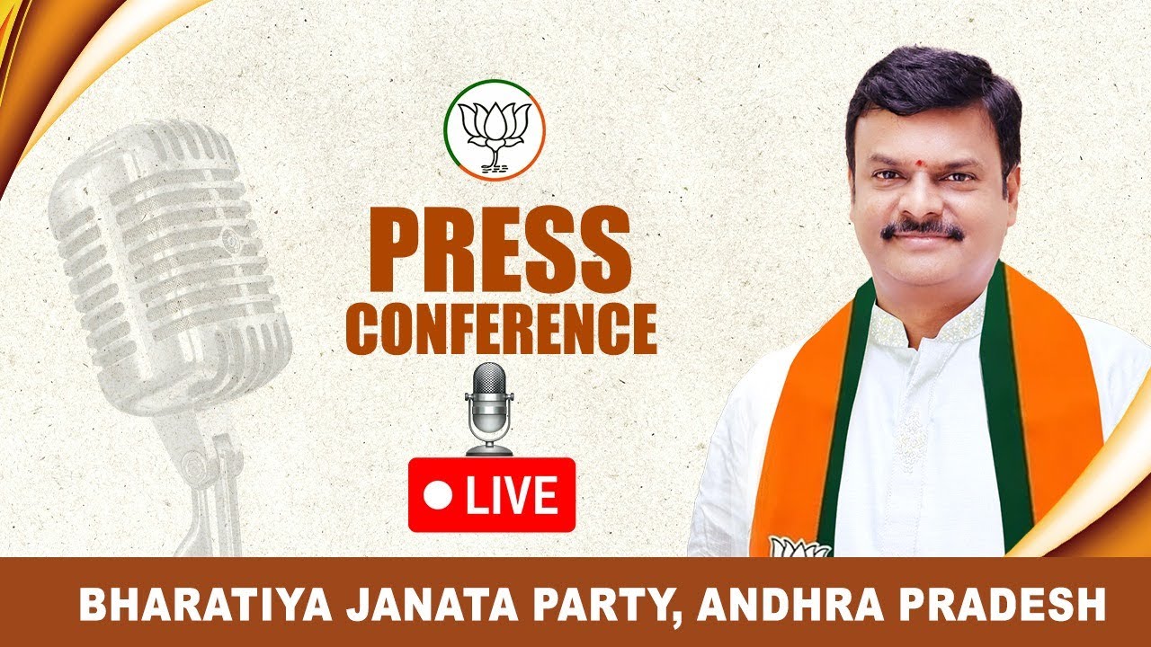 Press Conference By: Sri PVN MADHAV, BJP AP STATE PRESIDENT