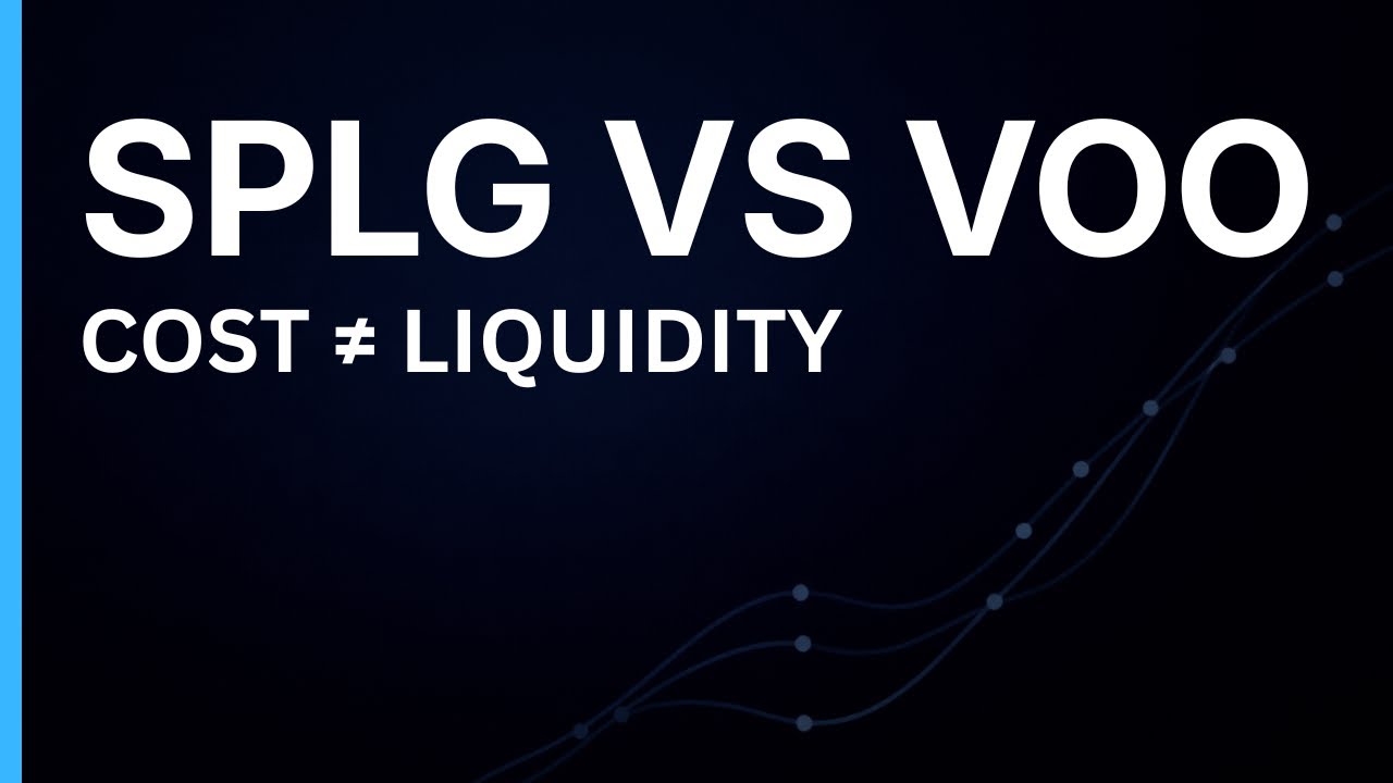 SPLG vs VOO Explained &mdash; Cost, Liquidity, and What Actually Changes