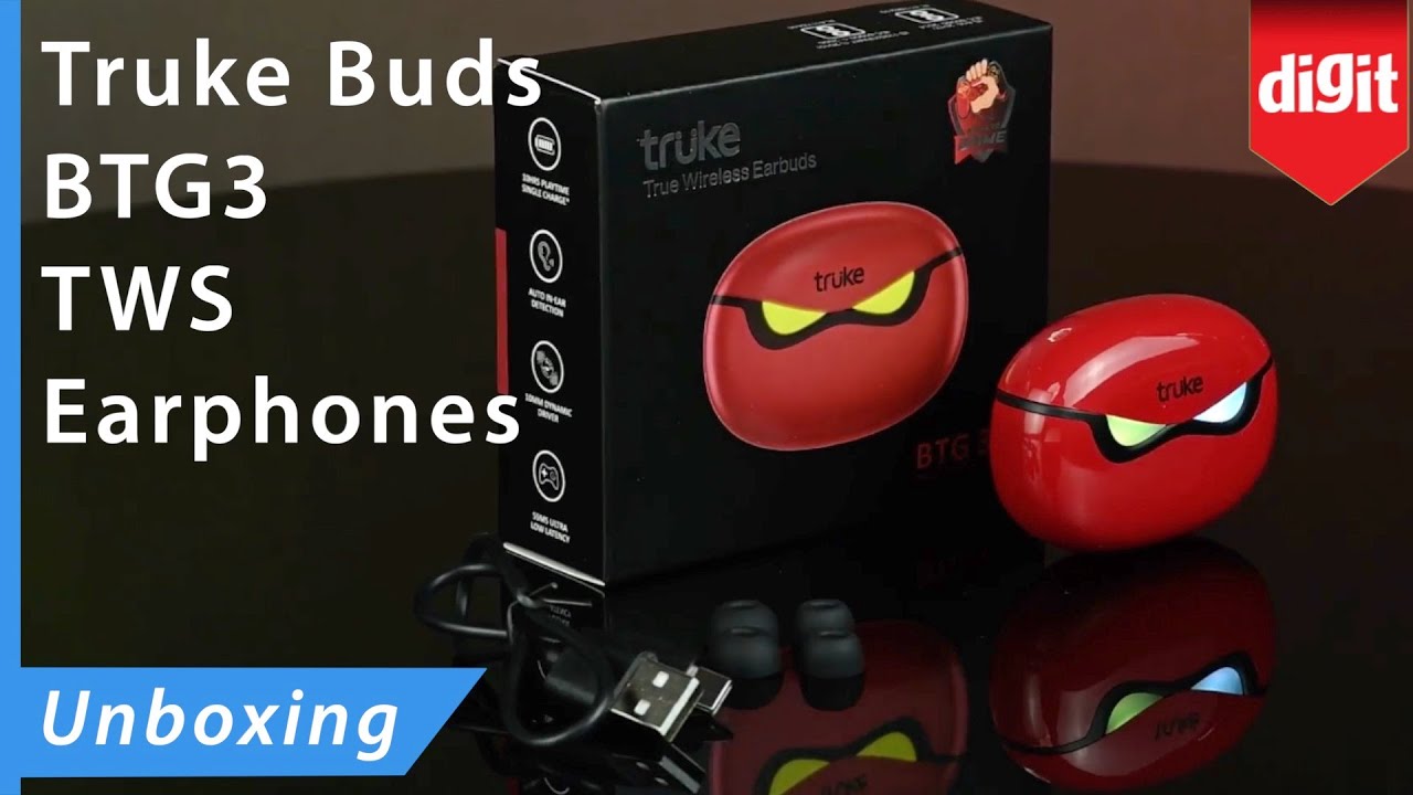 Truke Buds BTG3 TWS Earphones Unboxing