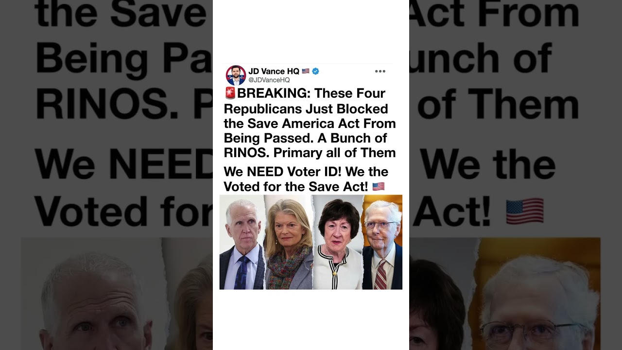Four Republicans Just Sparked Massive Backlash 👀