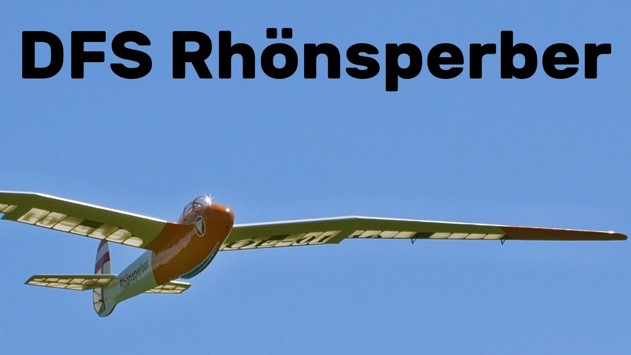 DFS Rhönsperber | scale RC glider | 4K | Hranice 2022