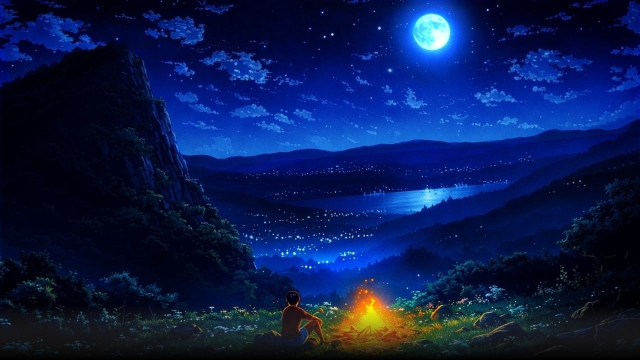 Celtic Fantasy Night by the Fire 🌙 Ambient Fantasy Music for Sleep & Relaxation 1H 4K