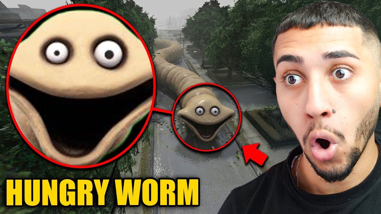 HUNGRY WORM DRONE KAMERALARINA YAKALANDI! (Görürseniz Hemen Kaçın)