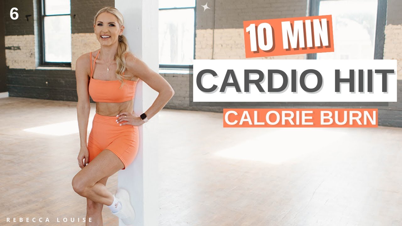10 MIN CARDIO HIIT CALORIE BURN - lose belly fat at home workout