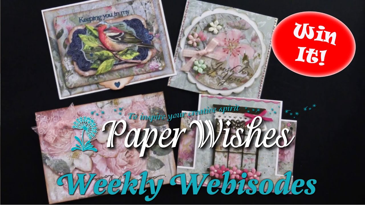 4 Sweet Cards Using Summer Blooms 12x12 Paper Pad by Crafter's Companion