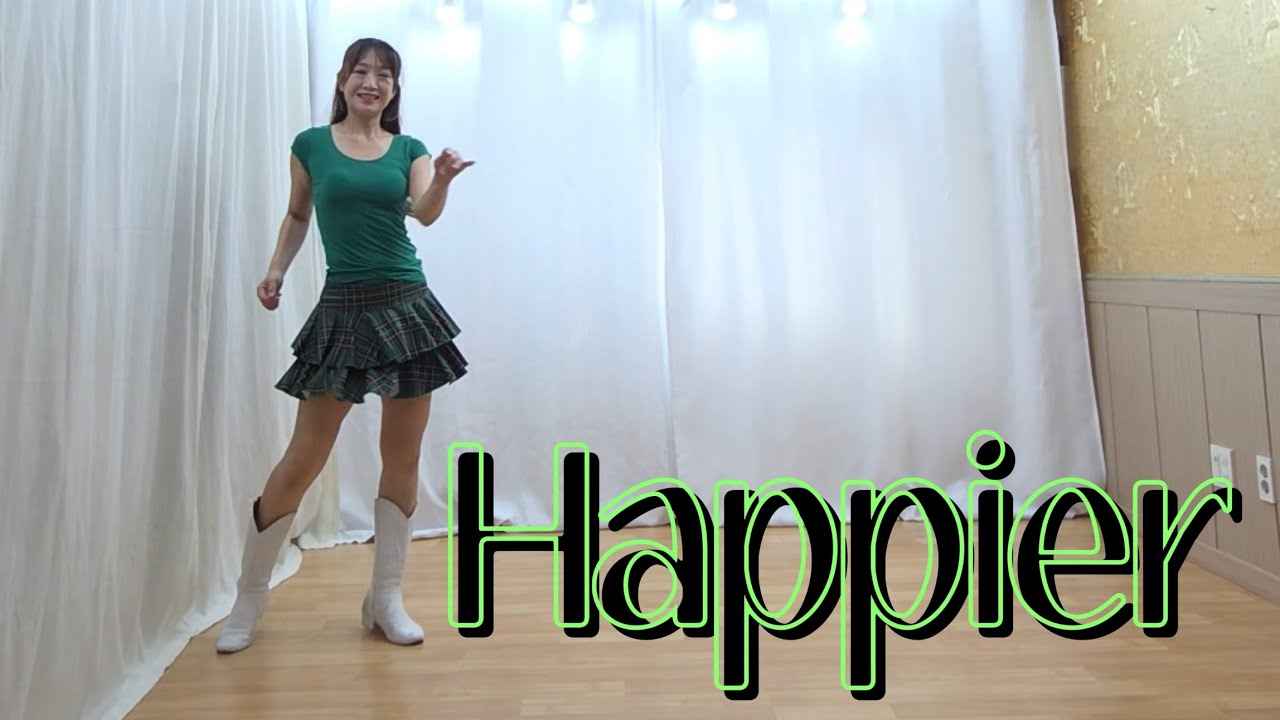 Happier Linedance/Improver/Choreo:Maggie Gallagher/해피어 라인댄스 
