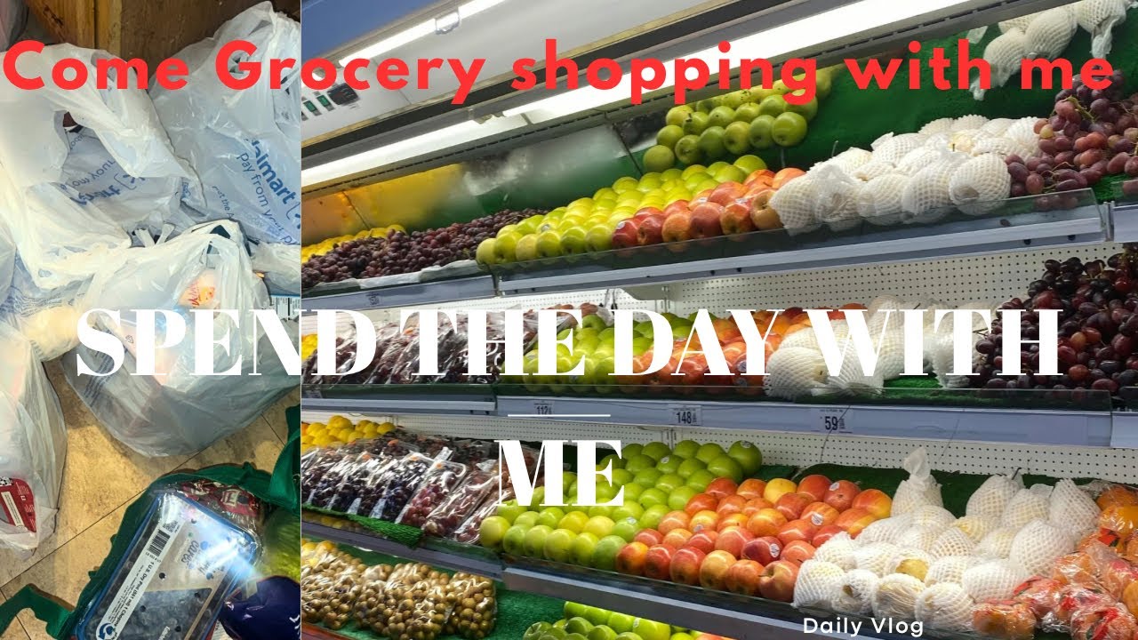 SPEND THE DAY WITH ME| GROCERY SHOPPING 🛒  #foryoupageシ #explore #fypシ゚viralシfypシ゚ 