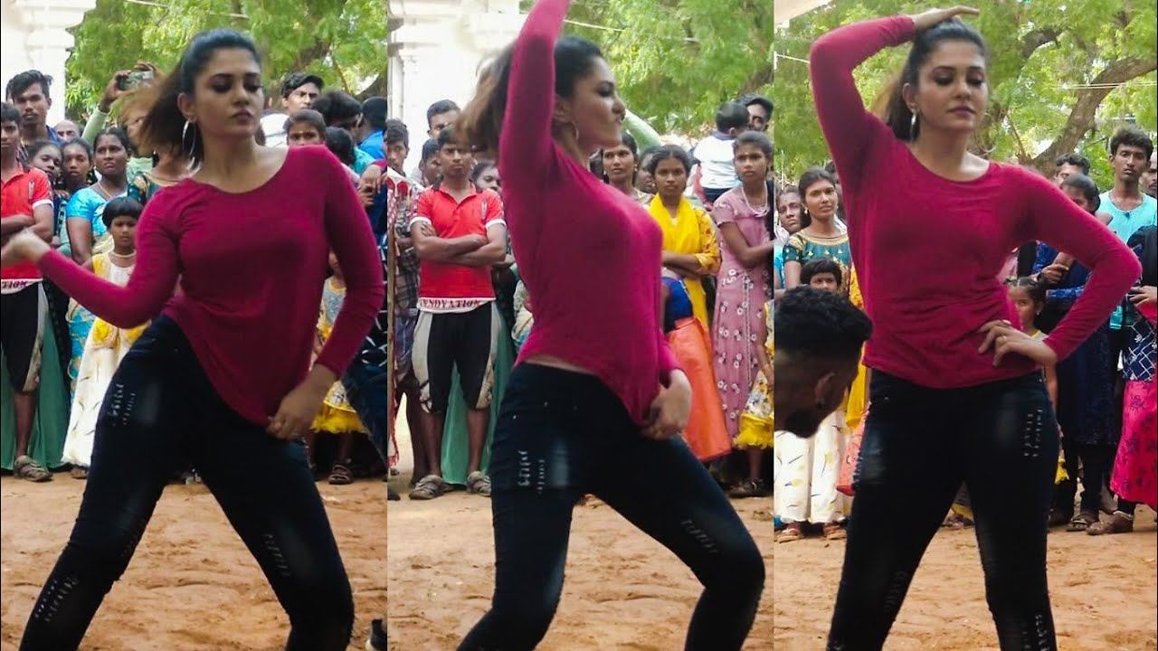 Tamil Actress Chandini Disco Dance In Kulasai Dasara 2021