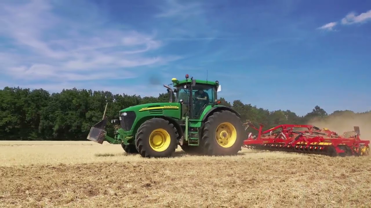Scheiben mit einem John Deere 7920