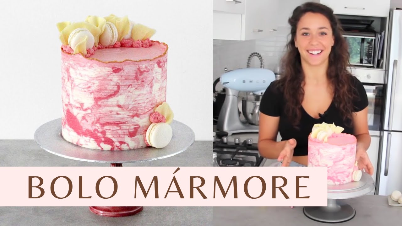 Domine o Bolo Marmorizado: Receita Fácil de Buttercream Passo a Passo