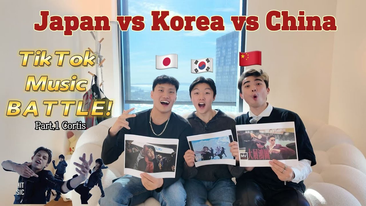 Japan vs Korea vs China TikTok Music BATTLE!  (Part.1)