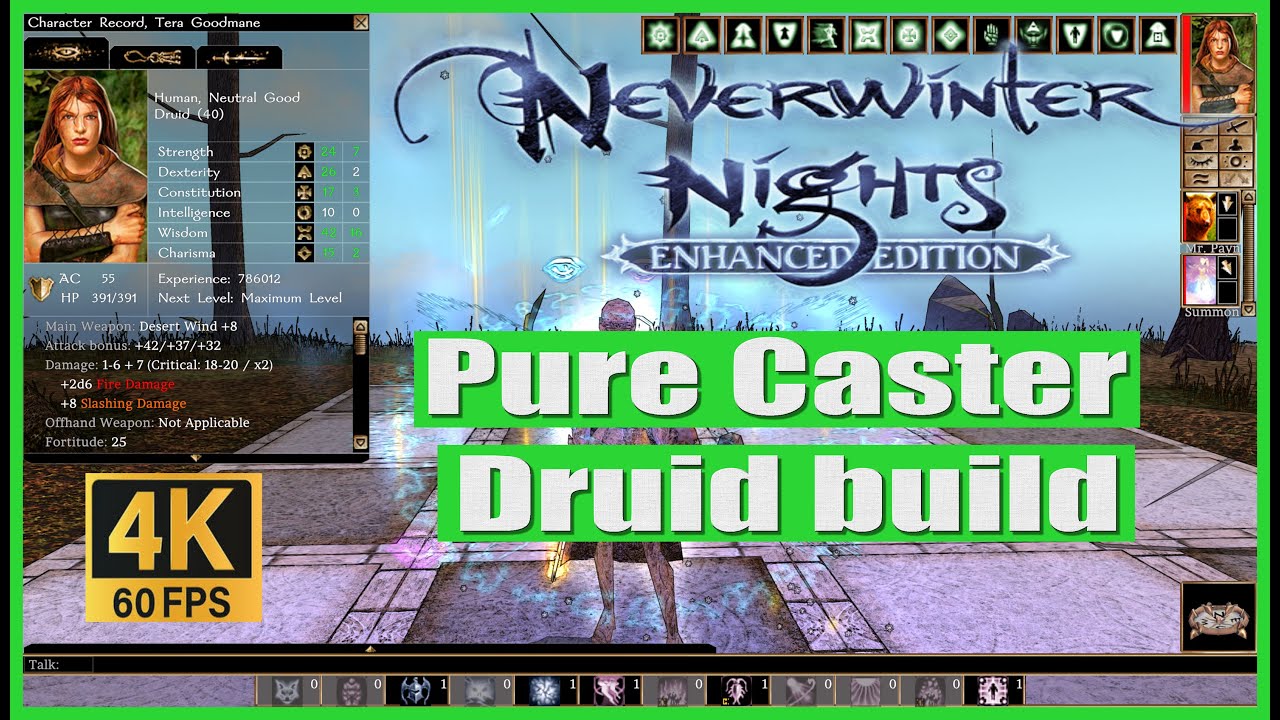 Neverwinter Nights 1 Pure Caster Druid build