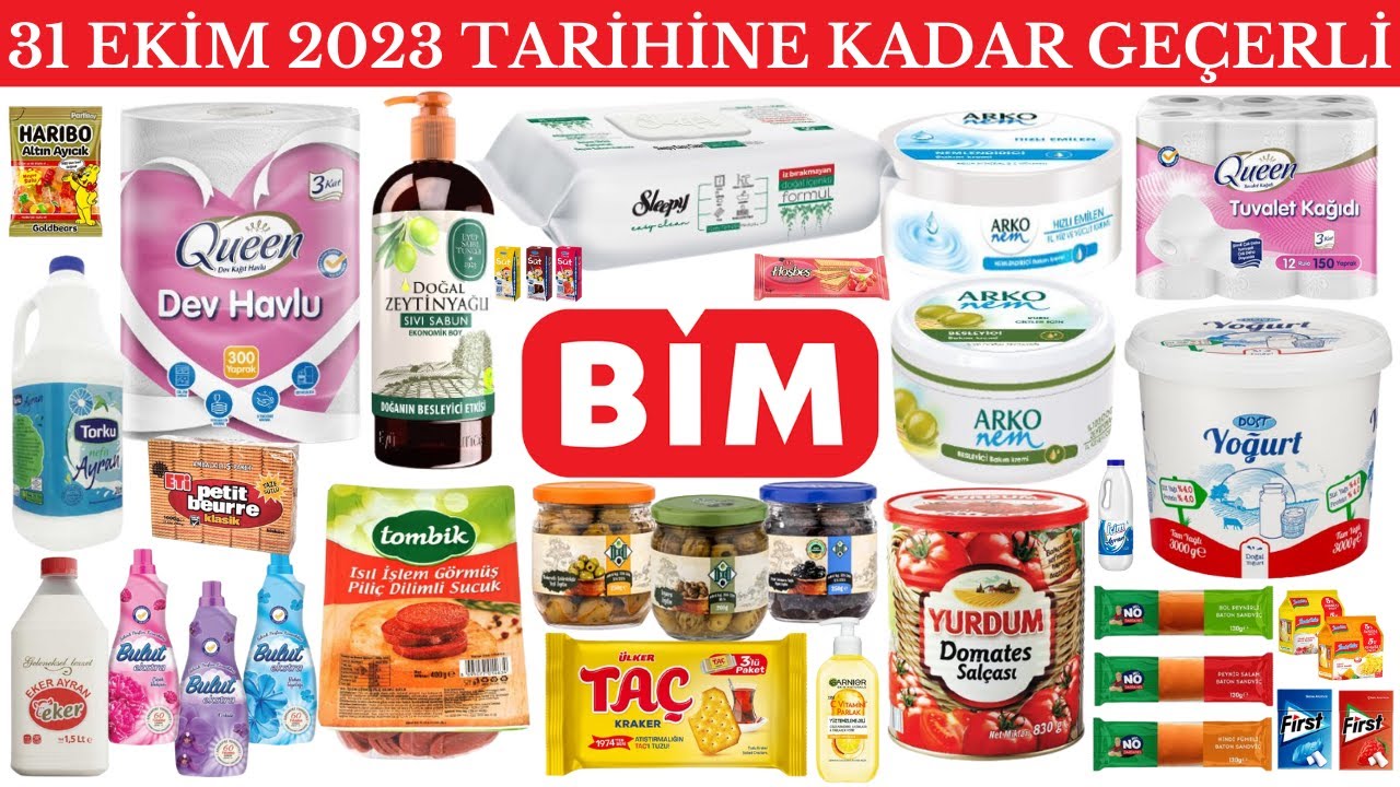 BİM İNDİRİMLERİ | SON G&Uuml;N 31 EKİM 2023 | GIDA TEMİZLİK KAMPANYALARI | BİM AKT&Uuml;EL &Uuml;R&Uuml;NLER