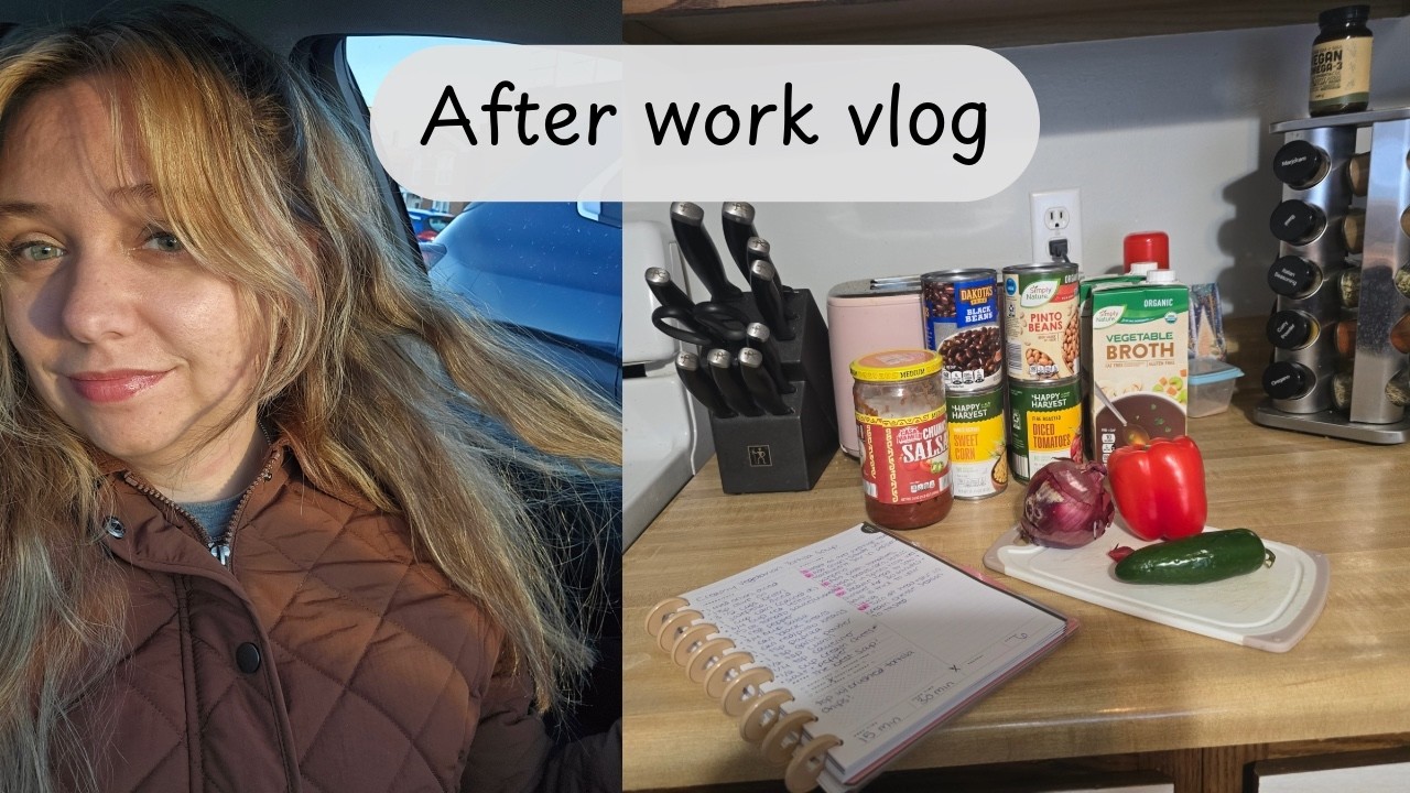 After Work Vlog: My Favorite Soup Recipe & Routines