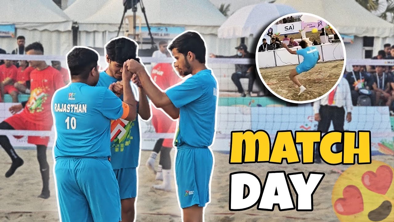 Hamara Match Day ❤️😊 | Khelo India Beach Games 2026