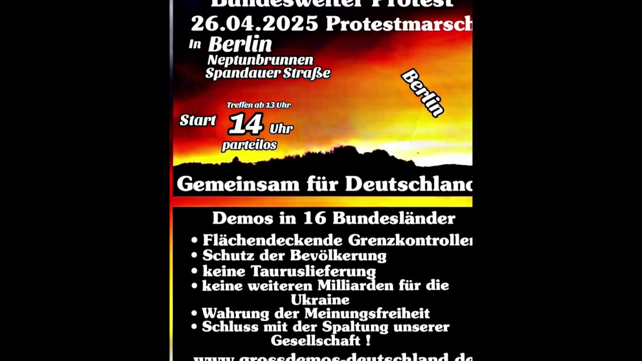 Gro&szlig;demo Deutschland in allen Bundesl&auml;nder. steht auf!! www.grossdemo-deutschland.de#demo #grossdemo