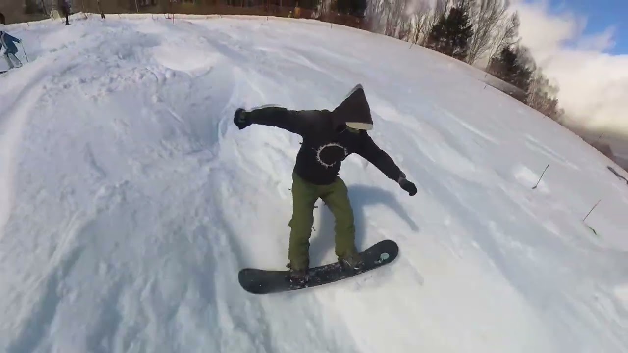 [SnowBoard] かなり雪減りました！まさかスタック！3月ヤバいかも！？な八千穂高原スキー場 in 202602278