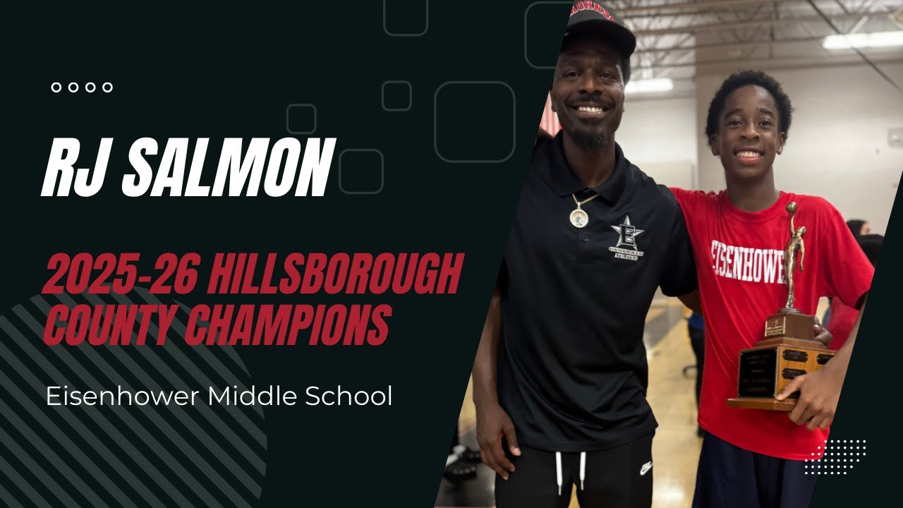 RJ Salmon | Eisenhower Middle School Basketball Highlights | 2025-26 Hillsborough County Champions