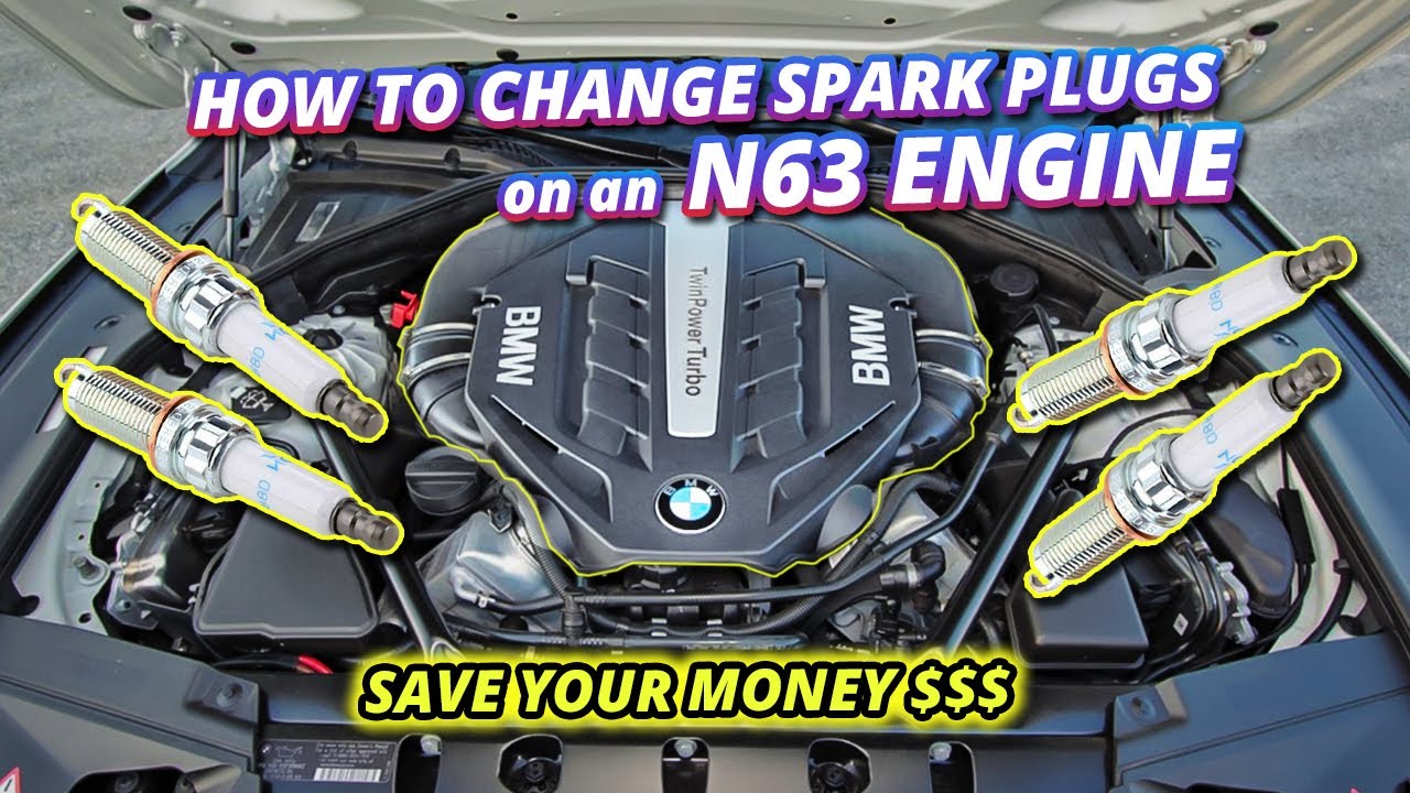Установка свечей зажигания BMW N63 2016-2022 550i 650i 750i N63TU