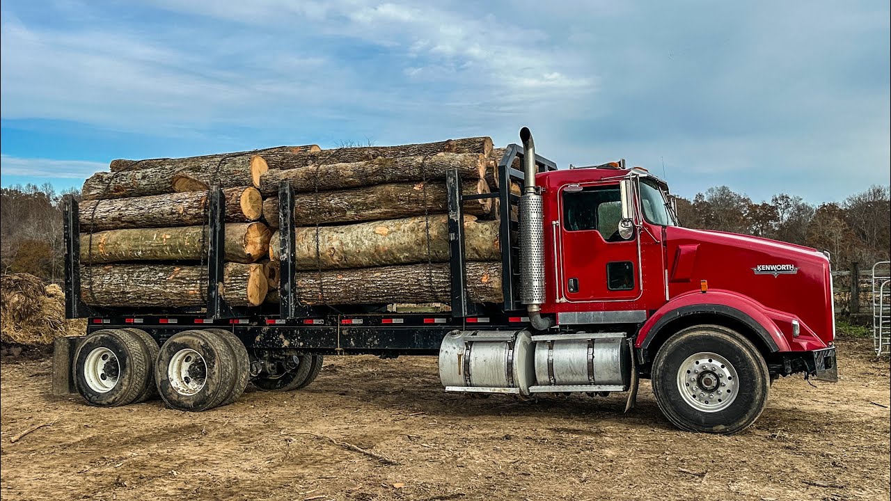 Let’s go pick up a load right quick!! #289 #logging #loggingtruck #kenworth #trucking #sawmill 