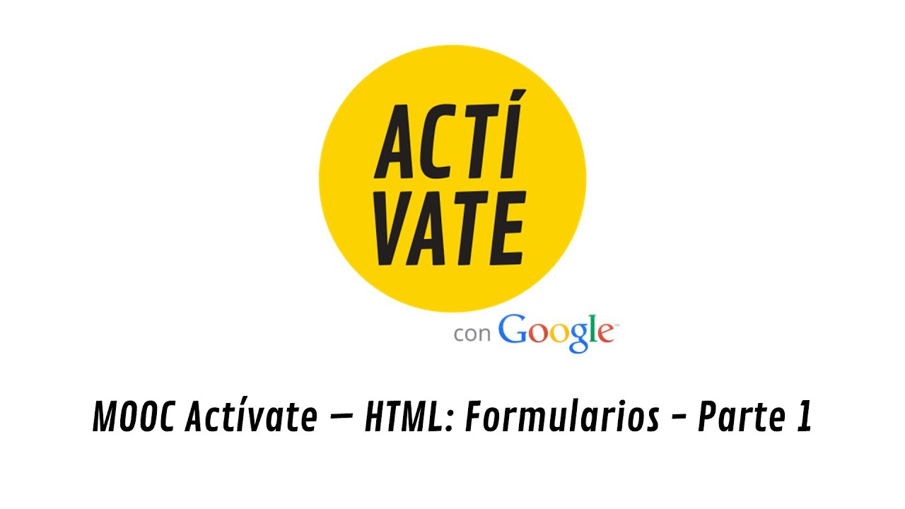 HTML: Formularios - Parte 1