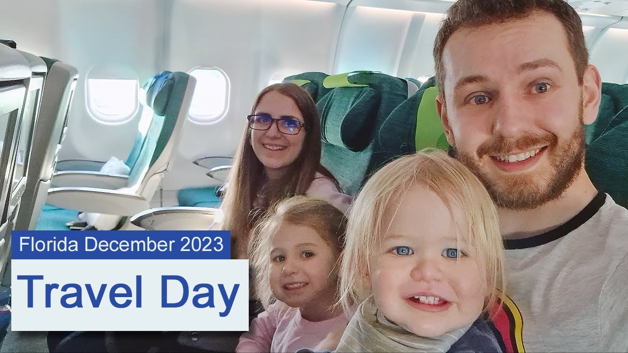 Florida Travel Day ✈️ Aer Lingus | Dublin to Orlando | December 2023