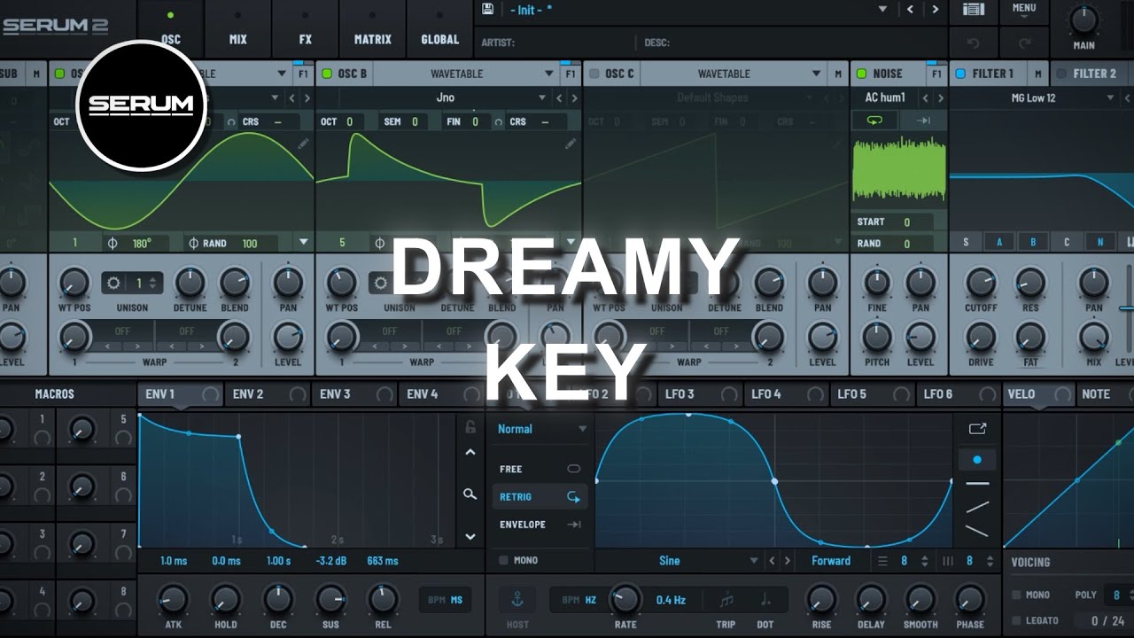 HOW TO MAKE DREAMY KEY | Serum 2 Sound Design Tutorial