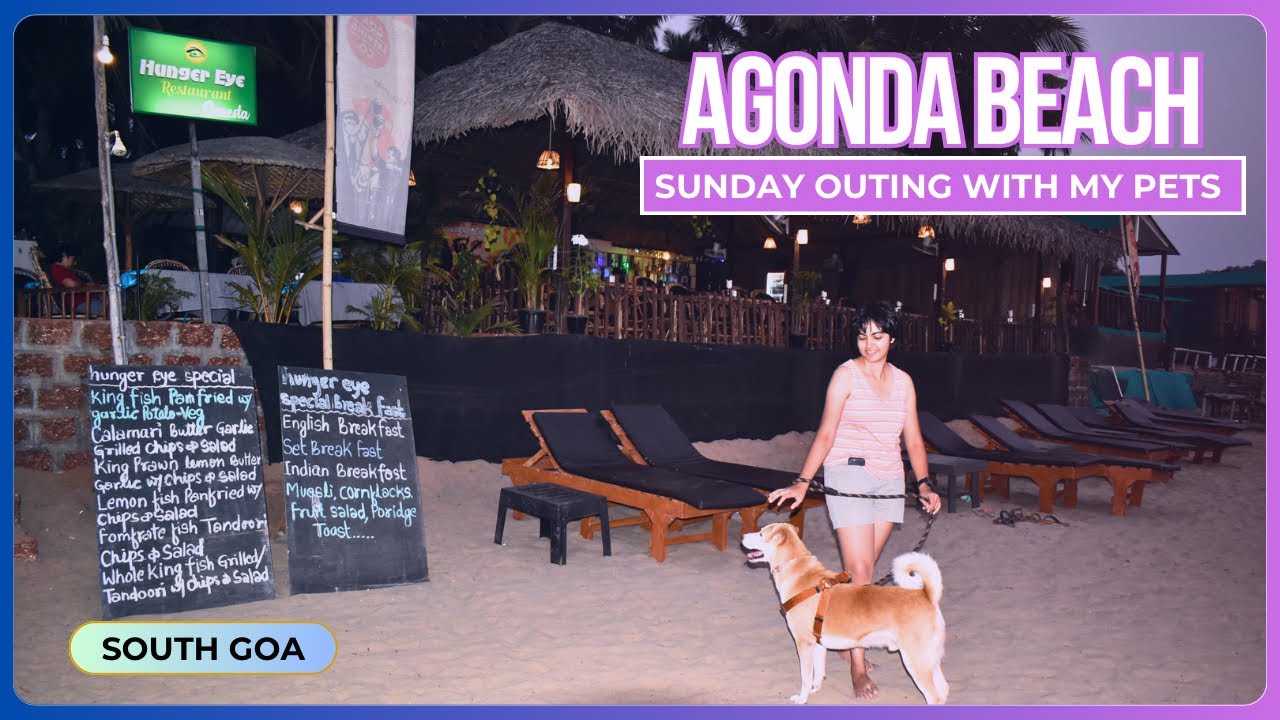 Goa | Agonda Beach | Outing with my pets | Agonda Beach Shacks | South Goa | Through My Eyes