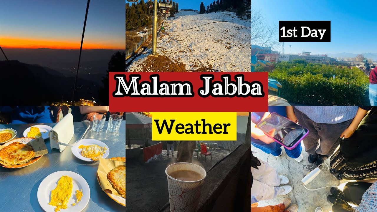 Hmara Pehla Din Malam Jabba Ma 2025 | Waha Ka Khubsoorat Mosam | Travelling| Night View 🌸🫰
