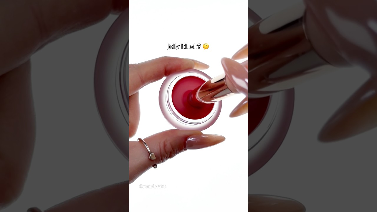 Jelly blush?! 🙀 #jelly #blush #hellokitty #sheglam #makeup #makeupswatches #squishy #viralmakeup