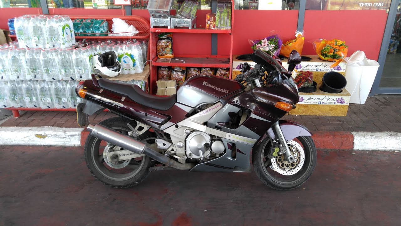 1998 Kawasaki ZZR600 4 cyl. 99HP ! Cherry Wine Cold Start