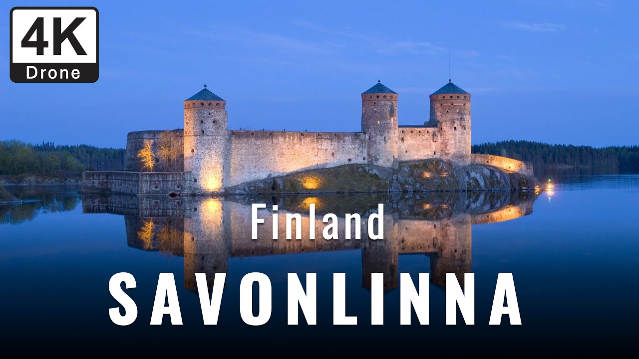 Savonlinna Finland | Cinematic 4K Drone Vlog | Olavinlinna Castle & Lakes