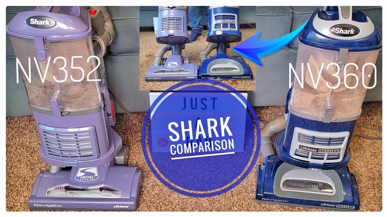 Shark NV360 vs NV352 Navigator Lift Away Upright Vacuum Comparison    THEY ARE THE SAME!