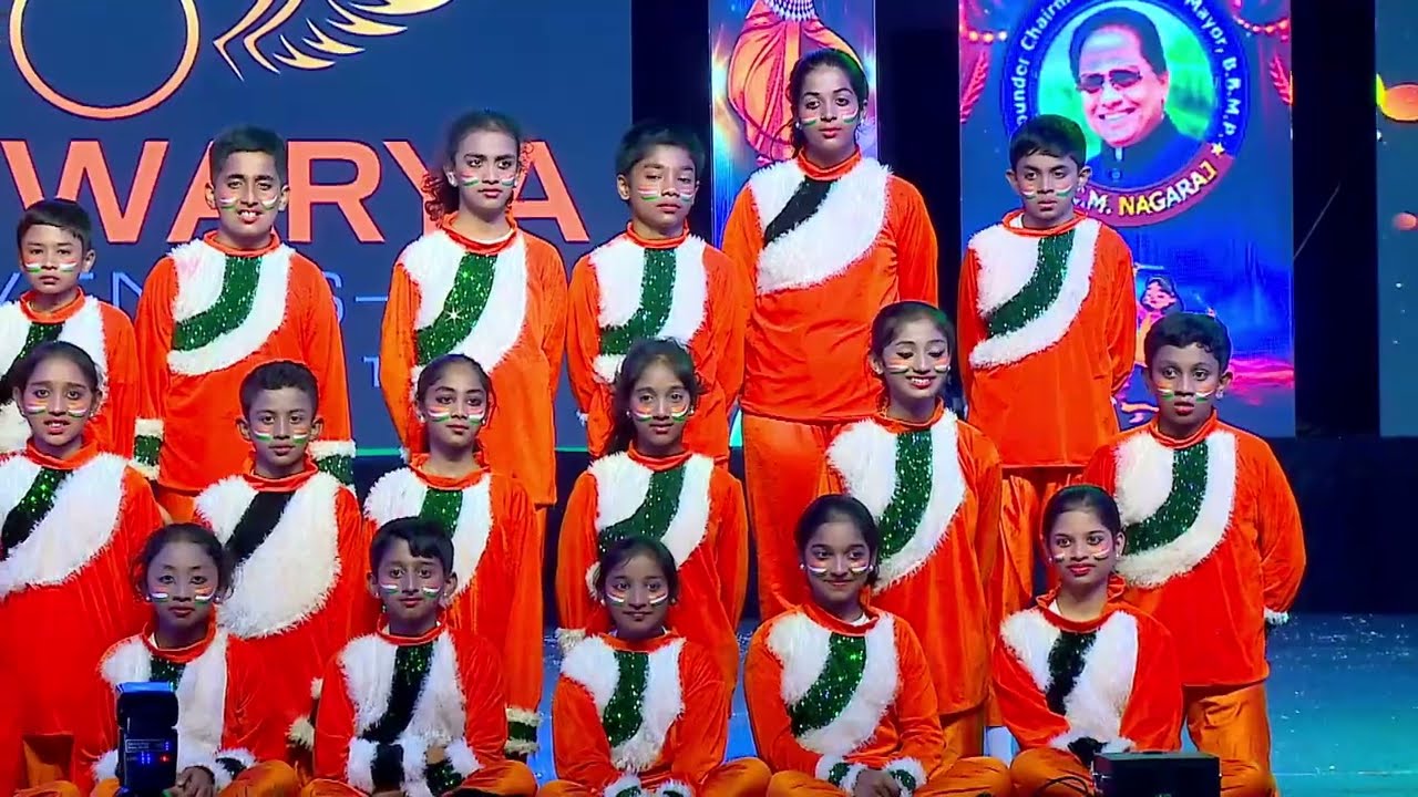 Grade 6 Ganga, Raavi, Sutlej Patriotic Concept Dance performance @ TGEIPS Annual day 2025-26