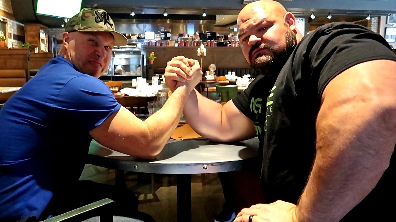 ARM WRESTLING VS WORLD'S STRONGEST MAN!