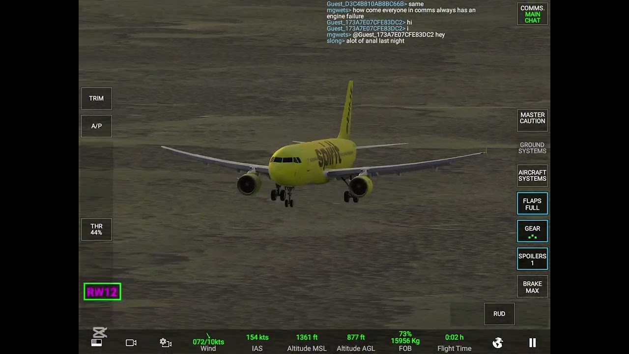 FLIGHT in RFS Cordoba-Sao Paulo.