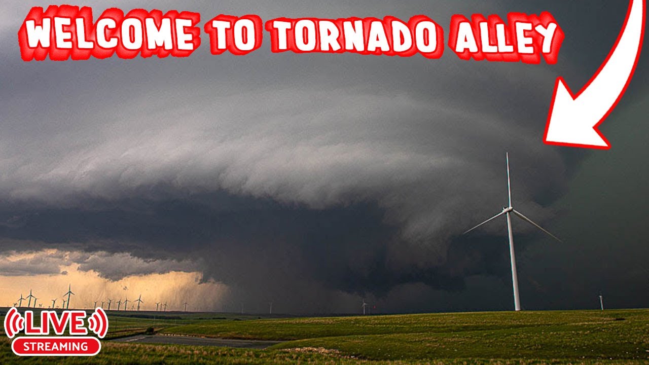 LIVE STORM CHASERS - TEXAS TORNADO THREAT